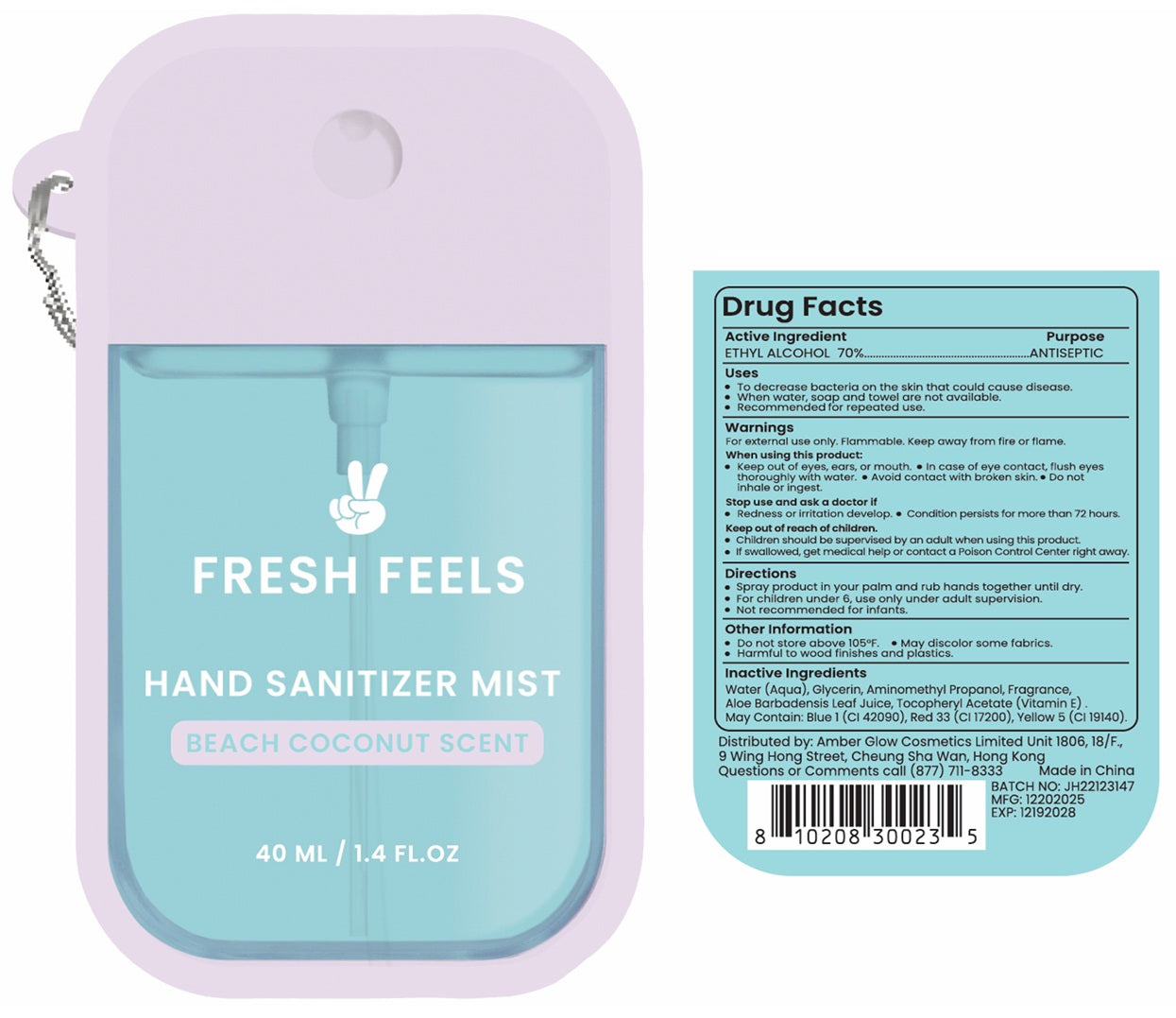 Feeling Fresh Hand Sanitizer Sprays (1.4 fl. oz.)