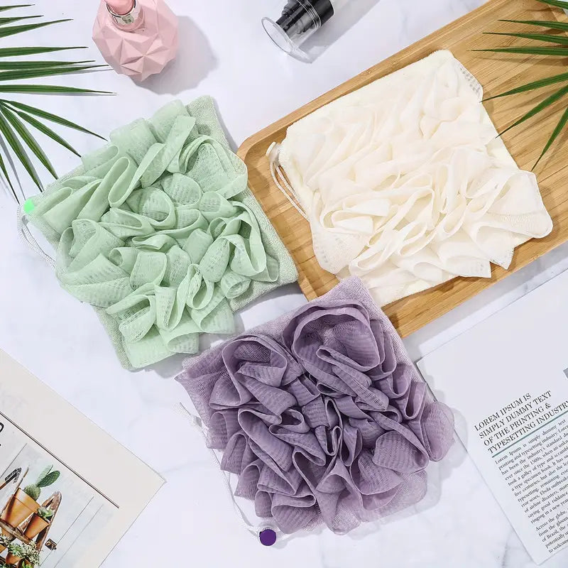 2-in-1 Loofah Sponge with String