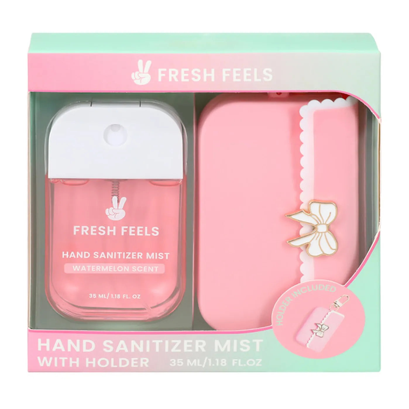 Fresh Feels Hand Sanitizer Mist with Holder (1.18 fl. oz.)