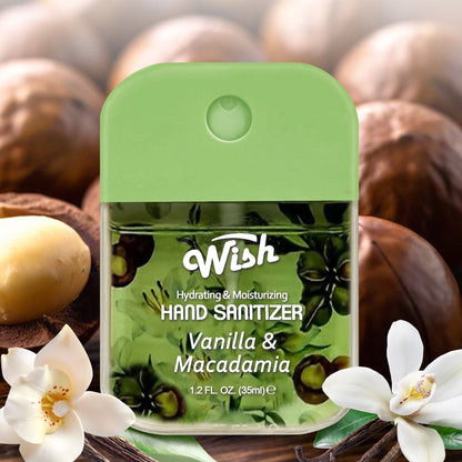 Wish Hydrating and Moisturizing Hand Sanitizer Sprays (1.2 fl. oz.)