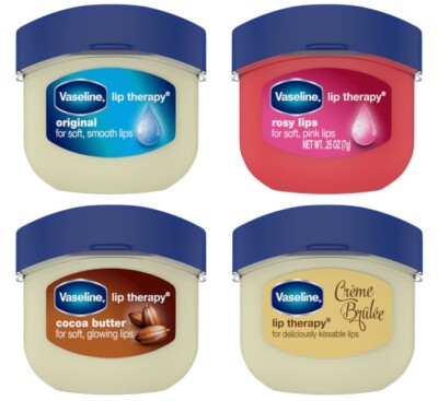 Vaseline Lip Balms