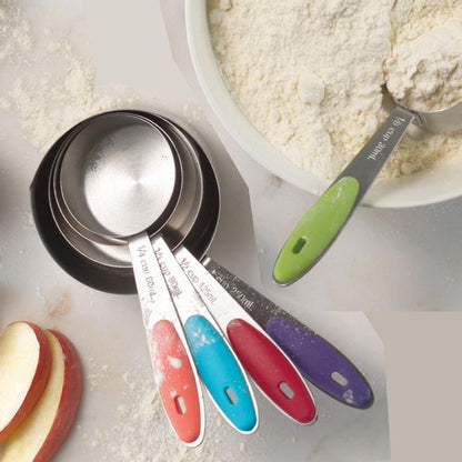Measuring Cup and Spoon Set (Stainless Steel)