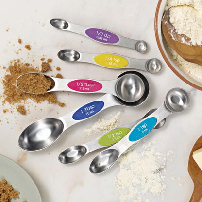 Measuring Cup and Spoon Set (Stainless Steel)