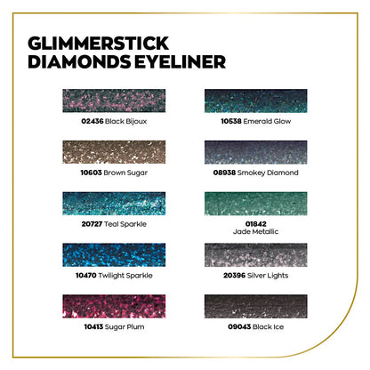 True Color Glimmerstick Diamond Eyeliners