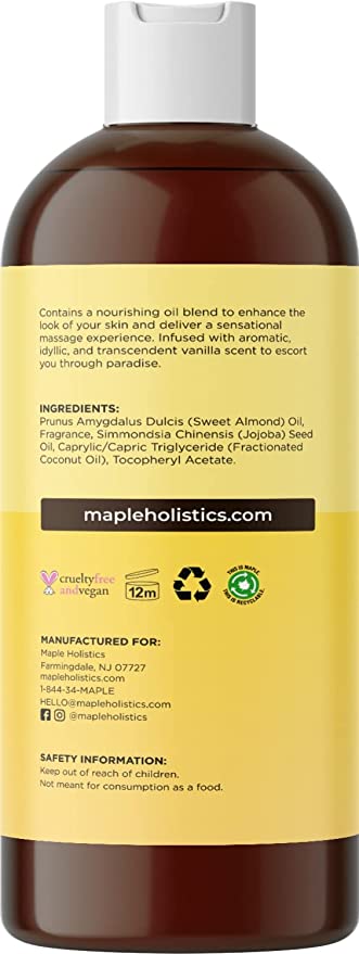 Vanilla Dreams Scented Massage Oil