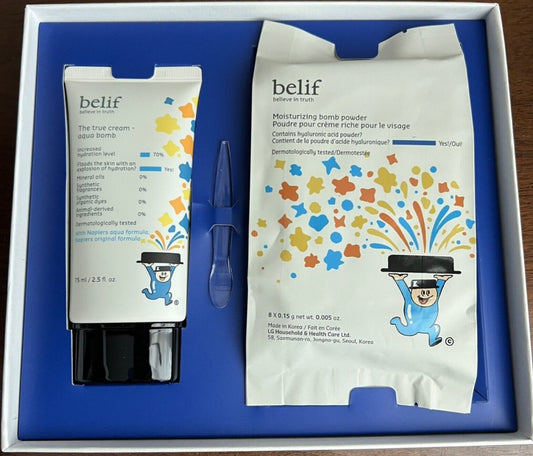 Belif Aqua Bomb with Hyaluronic Acid Powder Set