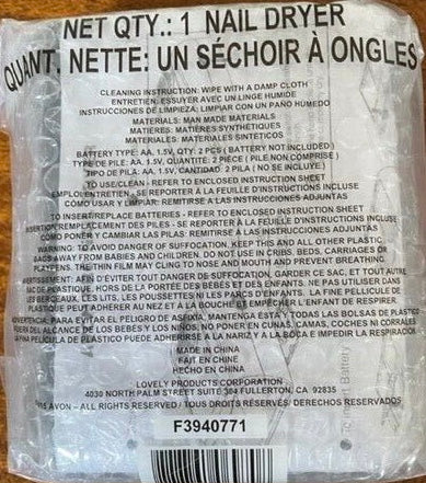 Avon Pro Nail Dryer