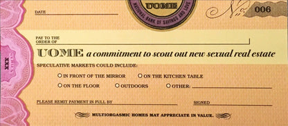 Sex Cheques (UOweMe)