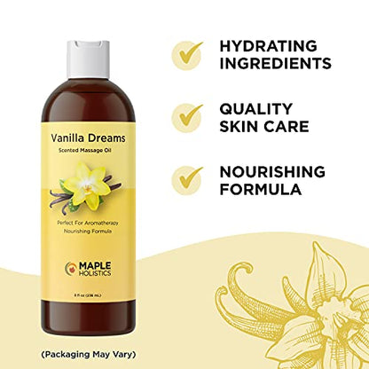 Vanilla Dreams Scented Massage Oil
