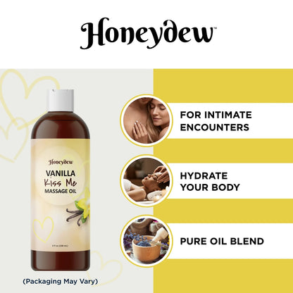 Vanilla (Kiss Me) Edible Massage Oil