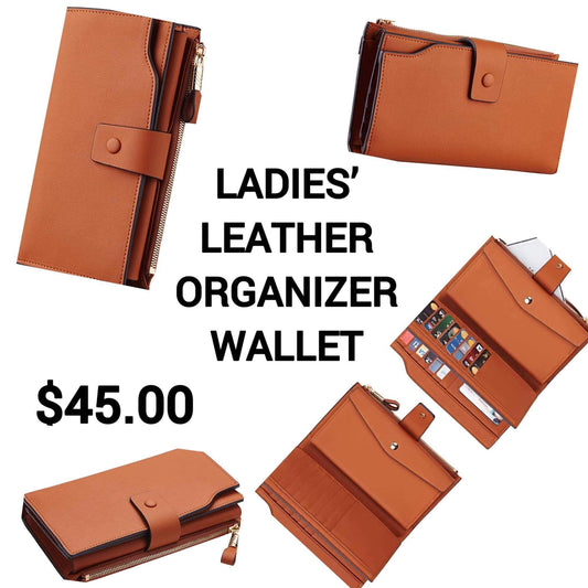 Ladies’ Leather Organizer Wallet