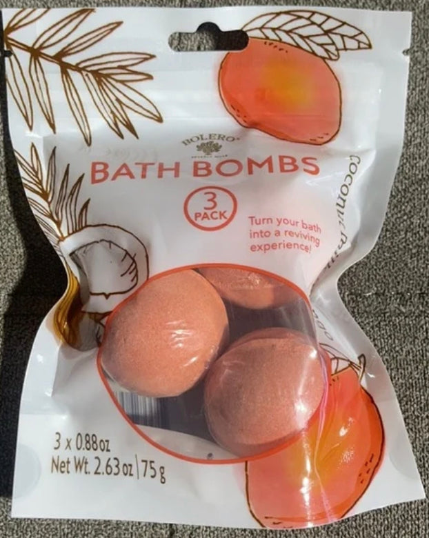 Bolero 3-Pack Bath Bombs