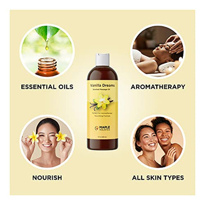 Vanilla Dreams Scented Massage Oil